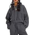 Flygo Womens Fleece 2 Piece Outfits Fall