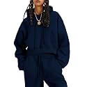 Flygo Womens Fleece 2 Piece Outfits Fall