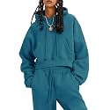 Flygo Womens Fleece 2 Piece Outfits Fall