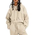 Flygo Womens Fleece 2 Piece Outfits Fall