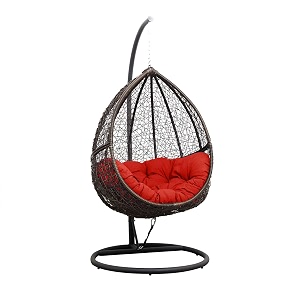 outdoor furniture single seater swing beautiful swing with stand browngreen round