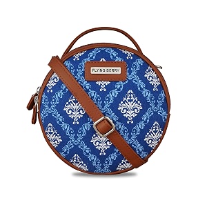 flying berry womens vegan leather sling bag