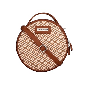 flying berry womens vegan leather sling bag