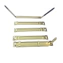Flying Clouds Loose Paper Fasteners, 2 inch Capacity, 2.75 inch Base, Golden (100)