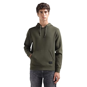 Flying Machine Mens Regular Fit Sweatshirt Solid