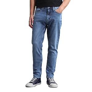 Flying Machine Mens Relaxed Tapered Fit Jeans