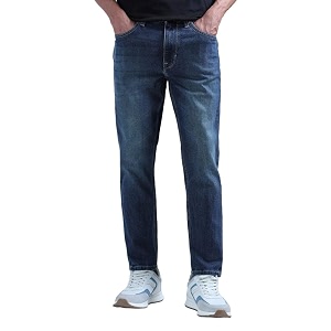 Flying Machine Mens Relaxed Tapered Fit Jeans
