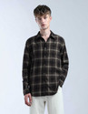 FLYING MACHINE Men Checkered Casual Brown Shirt
