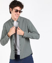 FLYING MACHINE Men Printed Casual Blue Shirt