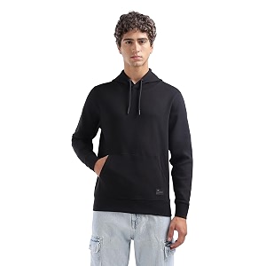 Flying Machine Mens Regular Fit Sweatshirt Solid
