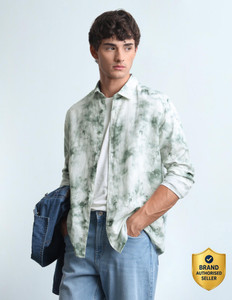 FLYING MACHINE Men Slim Fit Printed Spread