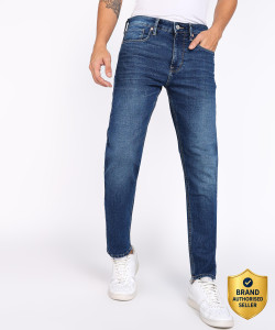 FLYING MACHINE Men Slim Mid Rise Dark