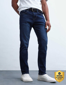 FLYING MACHINE Men Slim Mid Rise Blue