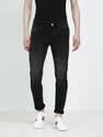 FLYING MACHINE Men Slim Mid Rise Black