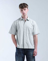 FLYING MACHINE Men Solid Casual Green Shirt