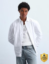 FLYING MACHINE Men Solid Casual White Shirt