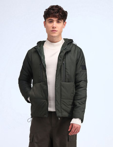 FLYING MACHINE Men Solid Puffer Jacket