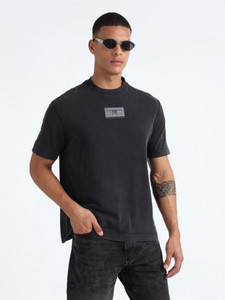 FLYING MACHINE Printed Typography Men Round Neck