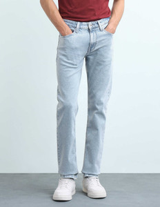 FLYING MACHINE Straight Fit Men Blue Jeans