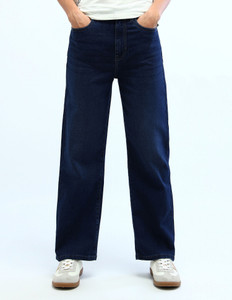 FLYING MACHINE Straight Fit Women Blue Jeans