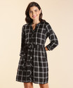 FLYING MACHINE Women Shirt Black Above Knee/Mid Thigh Length Dress