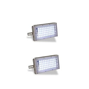 flysmart led outdoor light 50w ip65 waterproof whitepack of 2
