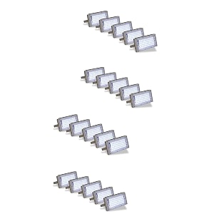 flysmart led outdoor light 50w ip65 waterproof whitepack of 20