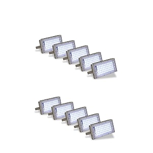 flysmart led outdoor light 50w ip65 waterproof white pack of 10
