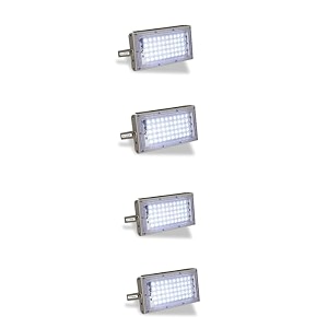 flysmart led outdoor light 50w ip65 waterproof whitepack of 4