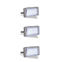 Flysmart LED Outdoor Light, 50W, IP65 Waterproof (White, Pack of 3)