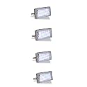 Flysmart LED Outdoor Light, 50W, IP65 Waterproof (White,Pack of 4)