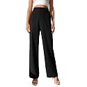 FNOCKS Wide Leg Pants Woman Pants High