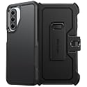 FNTCASE for Samsung Galaxy A17-5G Case: with Belt-Clip Holster Black