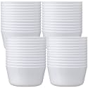 Foaincore 18 Pcs Kids Plastic Bowls 10 Oz Cereal Snack,White