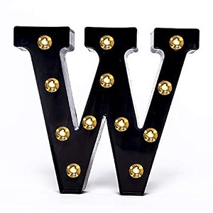 foaky black led marquee letter lights sign 26 alphabet light up marquee letters sign for night light birthday party battery powered christmas lamp home bar decoration w