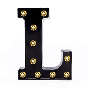 foaky black led marquee letter lights sign 26 alphabet light up marquee letters sign for night light birthday party battery powered christmas lamp home bar decoration l