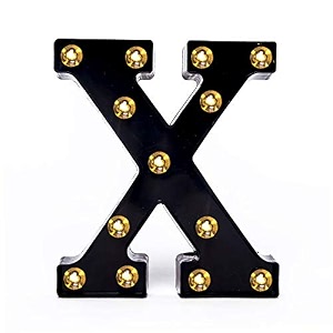 foaky black led marquee letter lights sign 26 alphabet light up marquee letters sign for night light birthday party battery powered christmas lamp home bar decoration x