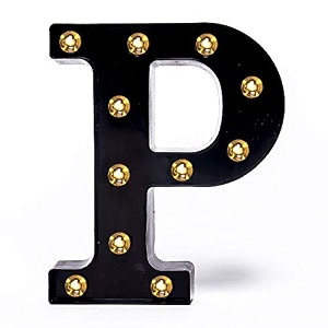 foaky black led marquee letter lights sign 26 alphabet light up marquee letters sign for night light birthday party battery powered christmas lamp home bar decoration p