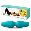 Foam Back Roller for Back Pain Relief, Upgraded to Flexible Silicone, Ultra Roll Takes Pressure off the Bones and Into the Deep Muscles, Softer than Hard Foam Rollers but Delivers Deeper Muscle Relief