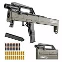 Foam Dart Blaster Toy Gun for Kids, FMG9 Folding Toy Blaster with Detachable Magazine, 20 Foam Darts, Indoor Outdoor Fun Game, Birthday Gift for Children