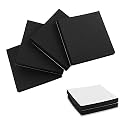 Foam Padding Sheets with Adhesive Backing - 3/4" Thick Self Stick Neoprene Insulation Foam,2PCS 3/4 Inch Thick X 4 Inch Long X 4 Inch Wide - Closed Cell Foam Sheet Square Pad