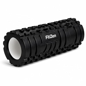foam roller for back pain deep tissue massage and body pain high density foam roller for exercise in gym home back roller for muscle recovery massage roller for stretching - 33cm