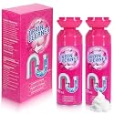 Foaming Drain Sink Cleaner &amp; Deodorizer, Drain Clog Remover (2 Pcs)