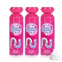 Foaming Drain Sink Cleaner & Deodorizer, Drain Clog Remover (3 Pcs)