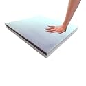 Foamma (1-Pack 2" x 18" x 18" - Gel Memory Foam (High Density Base, Used for Chair Cushion Replacement, Dining Chairs, Wheelchair Seat Replacement)