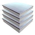 Foamma 2" x 28" x 28" Gel Memory Foam (Chair Cushion Foam for Dining Chairs, Wheelchair Seat Cushion), 4 Pack