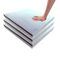 Foamma (3-Pack 2" x 18" x 18" - Gel Memory Foam (High Density Base, Used for Chair Cushion Replacement, Dining Chairs, Wheelchair Seat Replacement)
