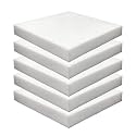 Foamma 5-Pack 2" x 18" x 18" High Density Upholstery Foam - Chair Cushion Square Foam for Dining Chairs, Wheelchair Seat Cushion Replacement