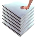 Foamma (6-Pack 2" x 18" x 18" - Gel Memory Foam (High Density Base, Used for Chair Cushion Replacement, Dining Chairs, Wheelchair Seat Replacement)
