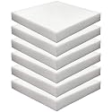 Foamma 6-Pack 2" x 18" x 18" High Density Upholstery Foam - Chair Cushion Square Foam for Dining Chairs, Wheelchair Seat Cushion Replacement